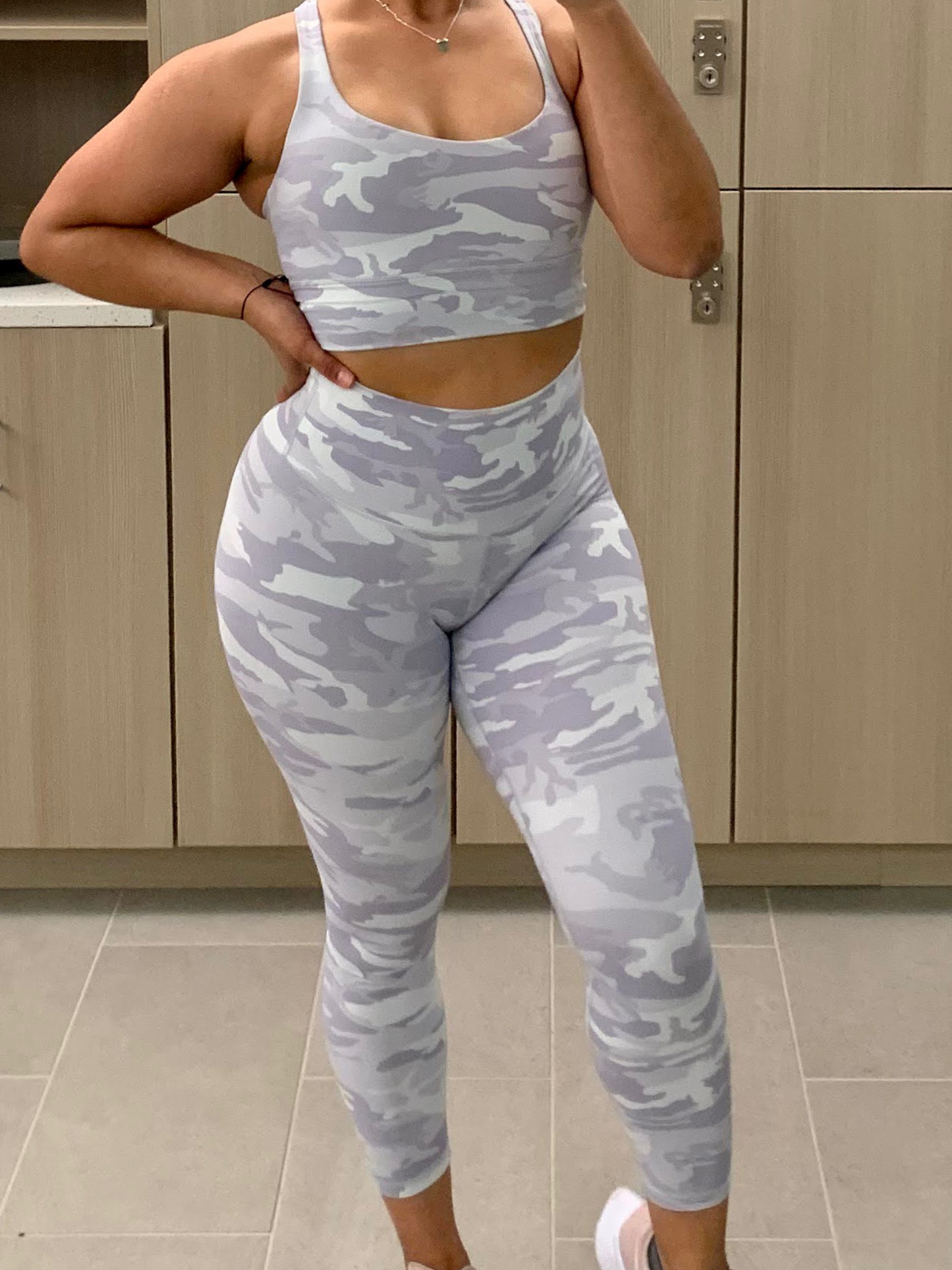 White Camo Leggings