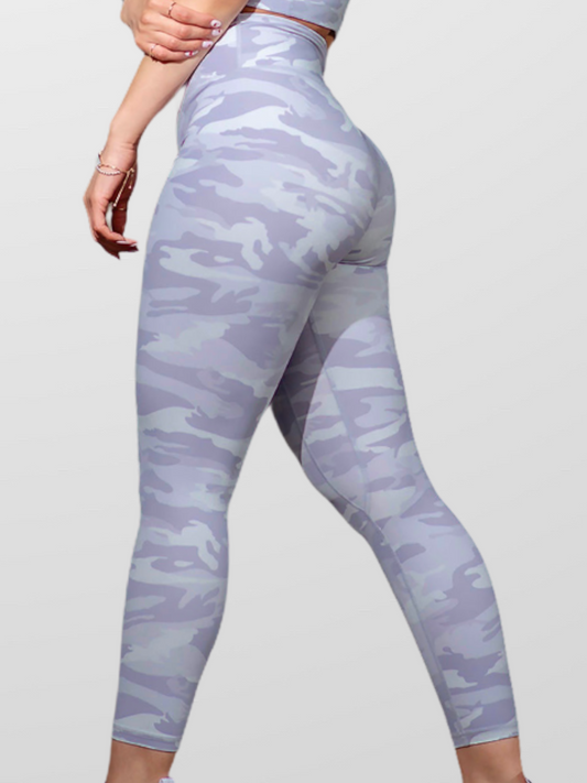 White Camo Leggings