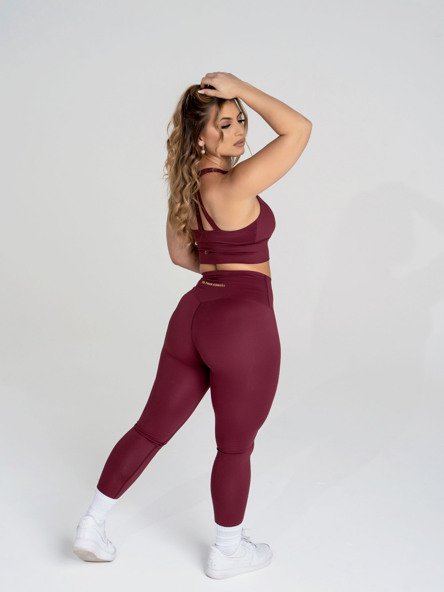 Royalty leggings wine