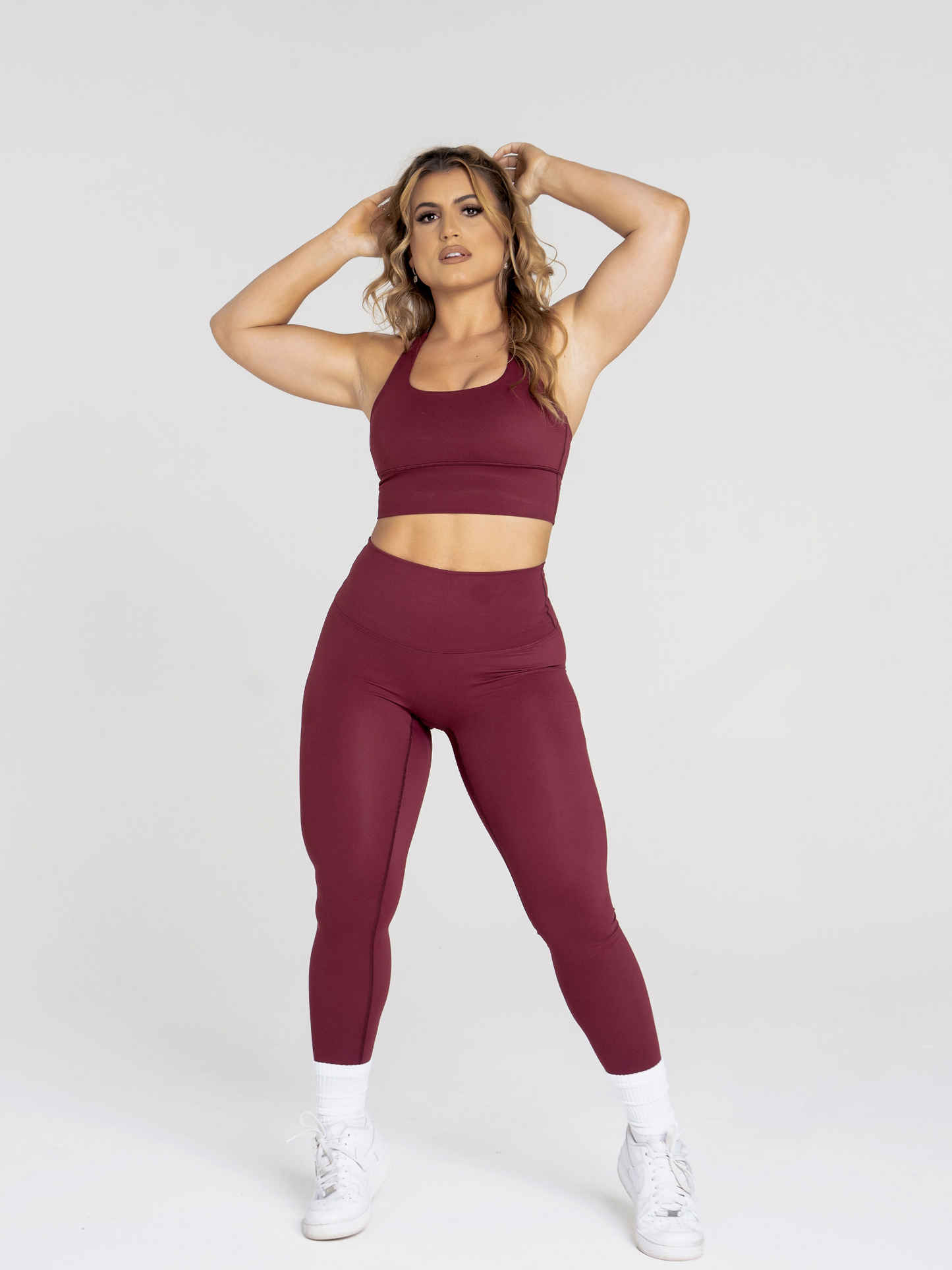 Royalty leggings wine