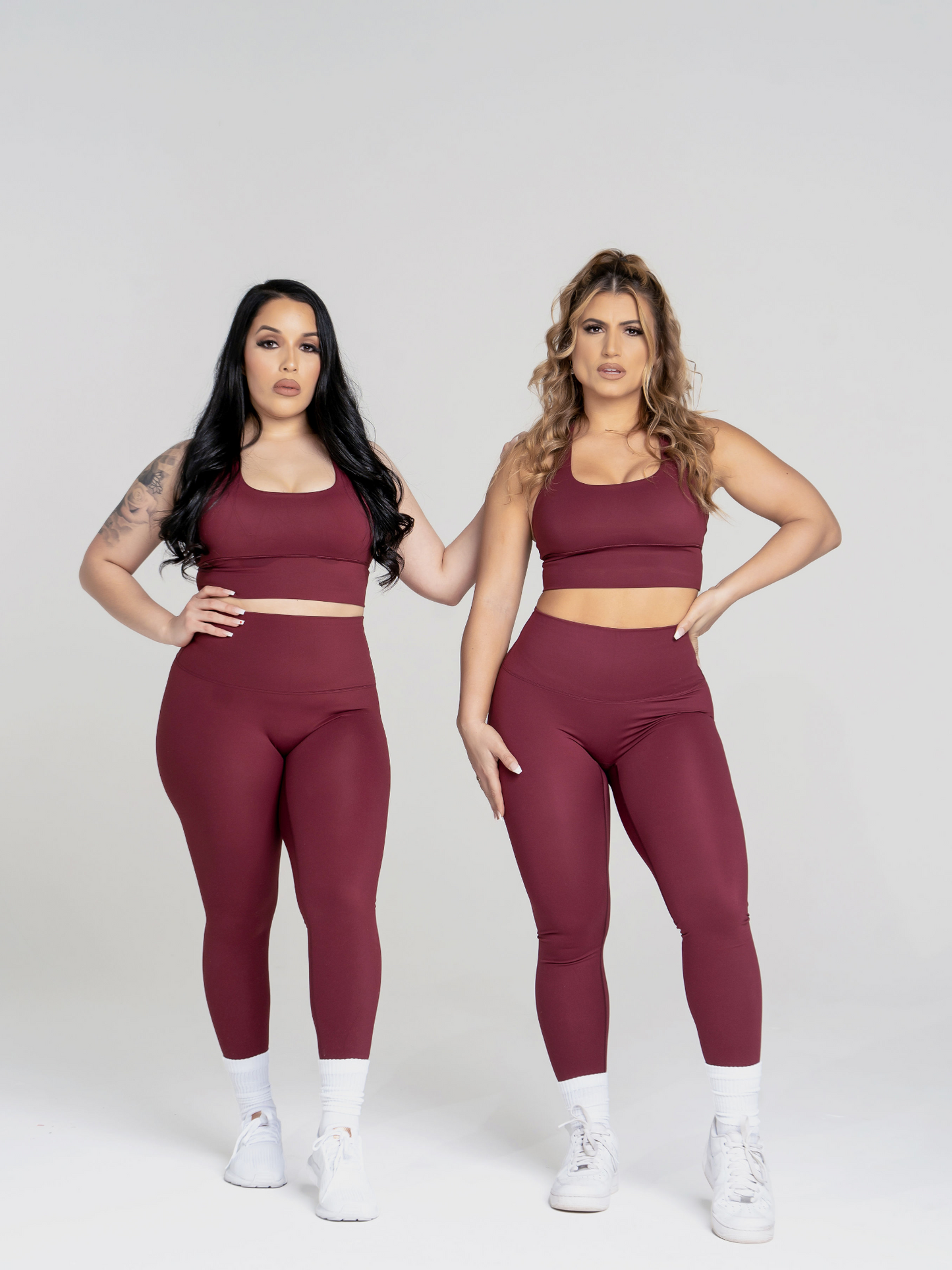 Royalty leggings wine